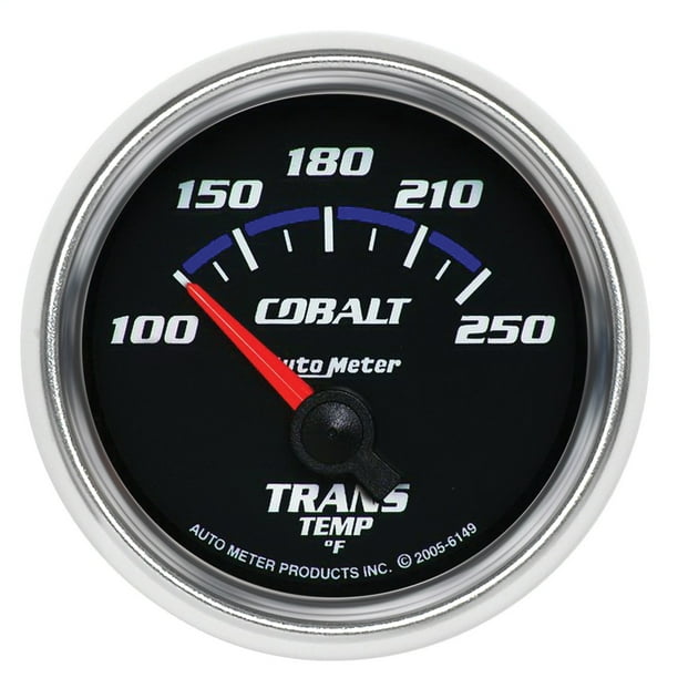 Auto Meter 6149 Cobalt Electric Transmission Temperature Gauge Auto Meter 6149 Cobalt Electric Transmission Temperature Gauge